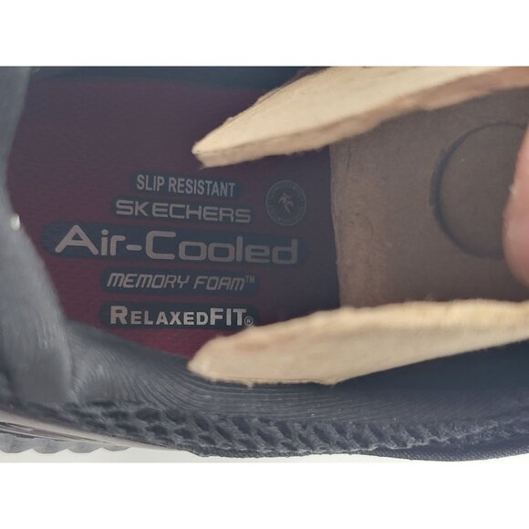 Skechers Work‎ Relaxed Mens Fit Cessnock Slip-Resistant Sneakers Black Sz 11.5 - Picture 9 of 11
